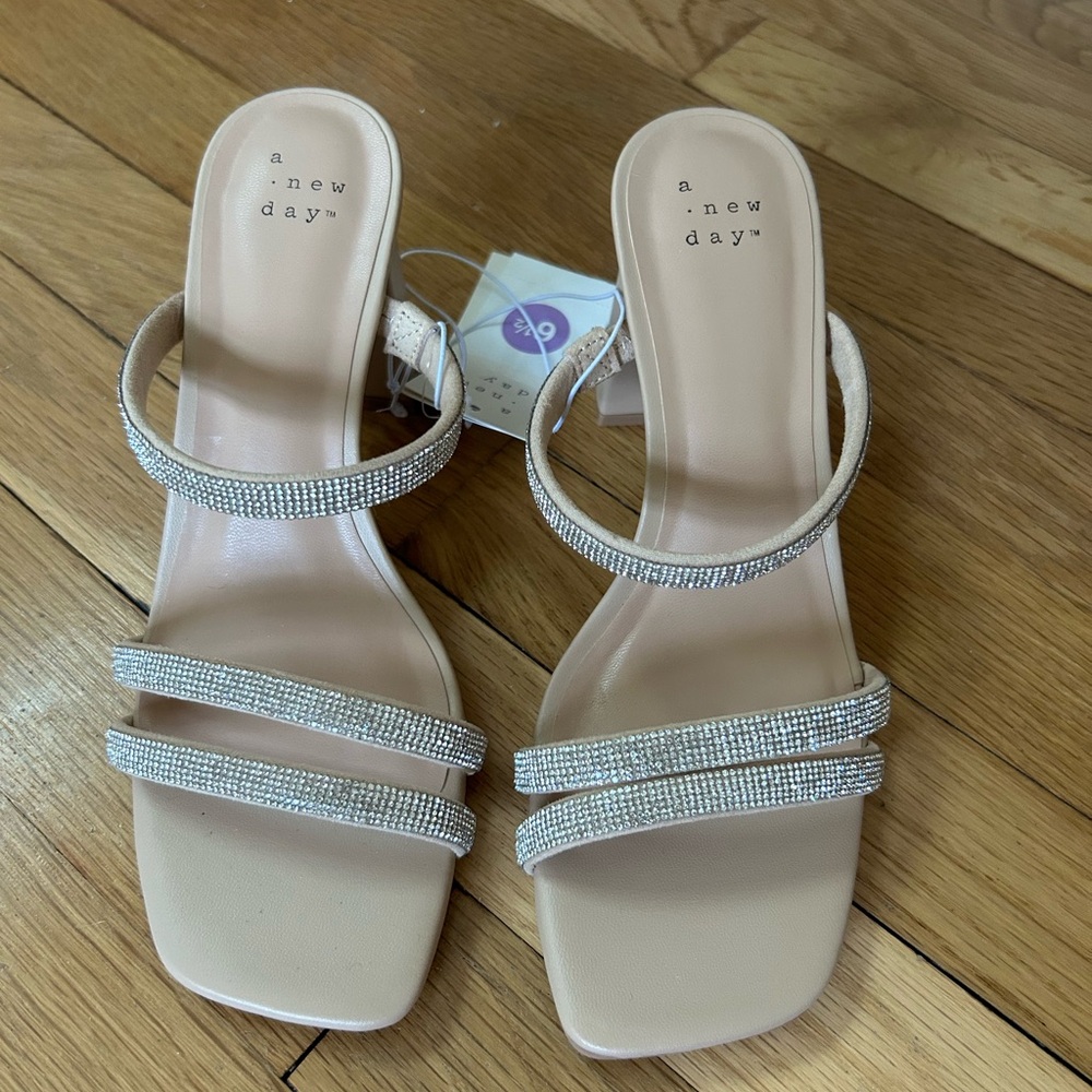 A New Day Women's Stacy Heel Sandals
